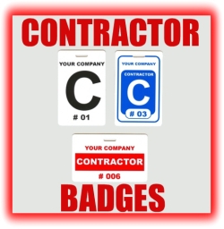 contractor badges graphic button